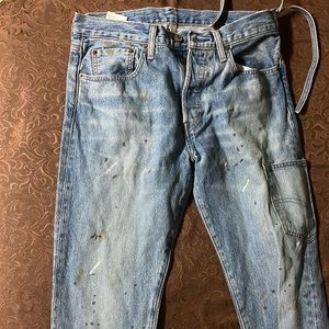KITH LEVI 501 PAINT SPLATTER JEAN